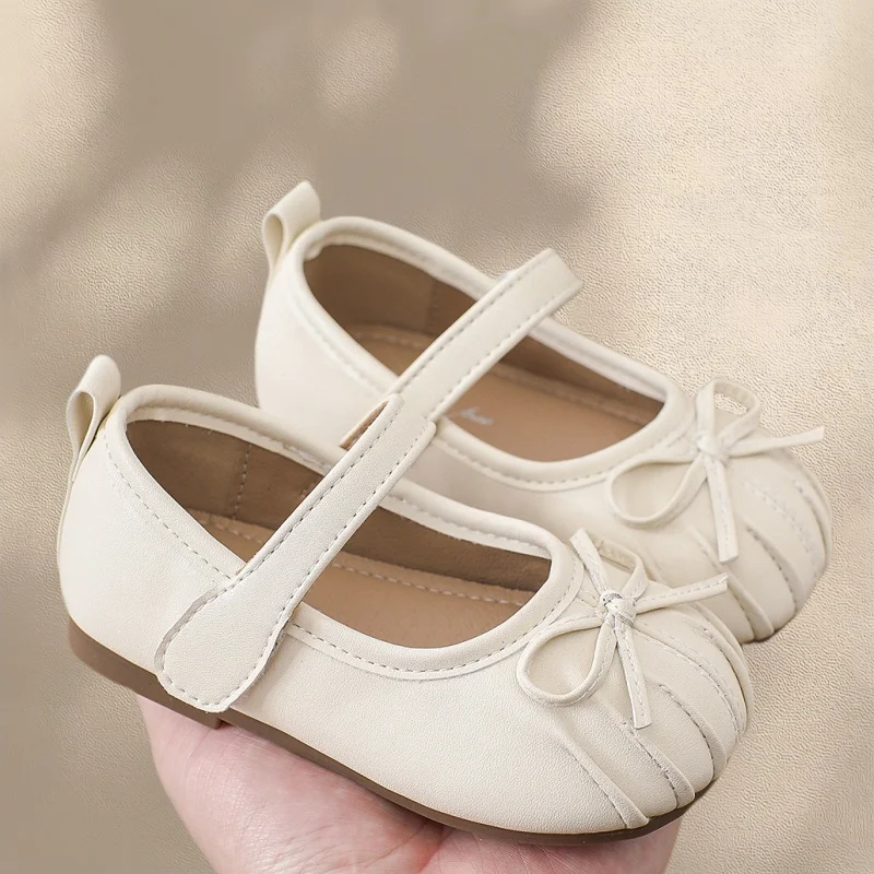 Новые модные туфли на плоской подошве для маленьких девочек - Фотография_3