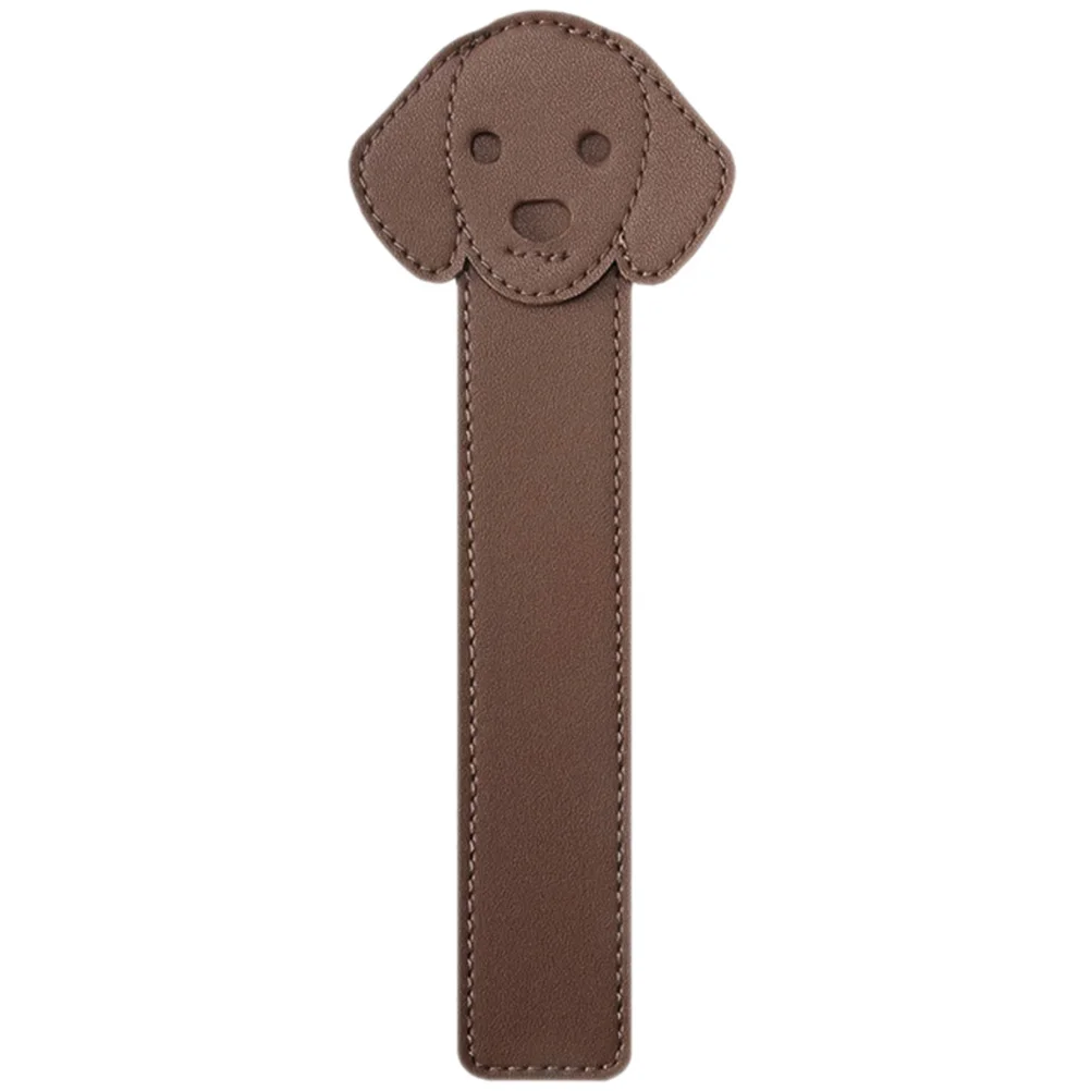 Закладка из искусственной кожи с дизайном собаки - Фотография_6