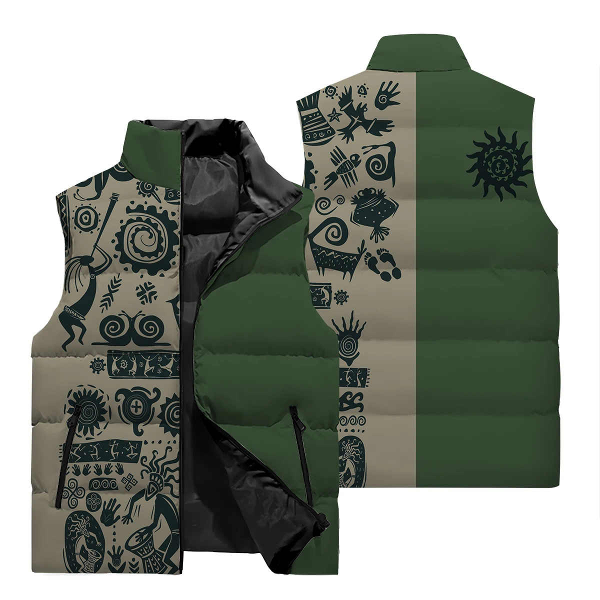 Новая мужская зимняя куртка в этническом стиле