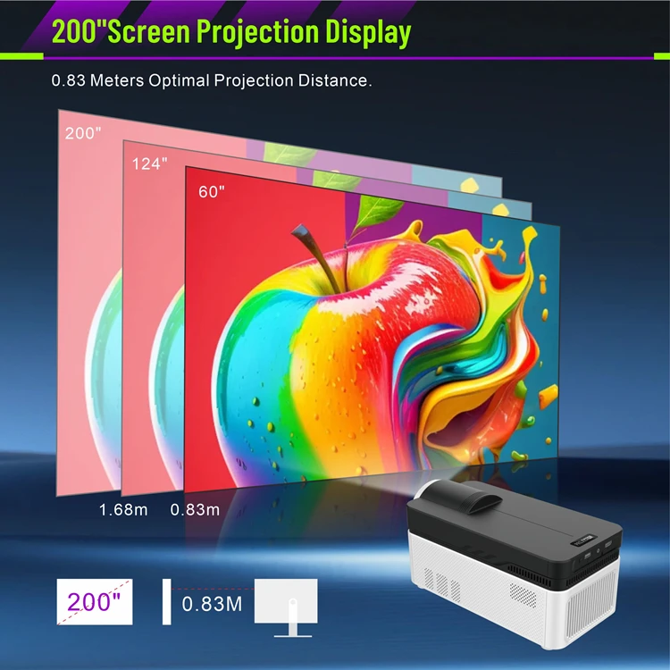 Hy450 проектор 1080p 4k кинопроектор - Фотография_4
