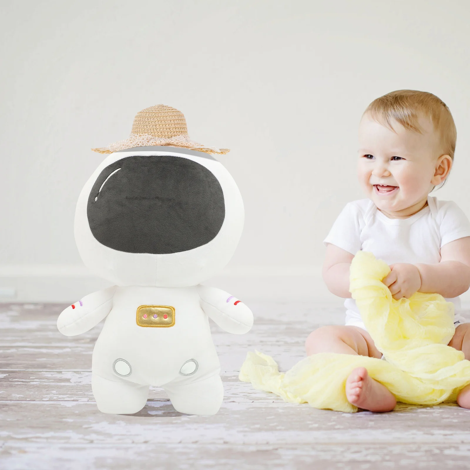 Миниатюрные соломенные шляпы с кружевной лентой и акцентами - Фотография_3