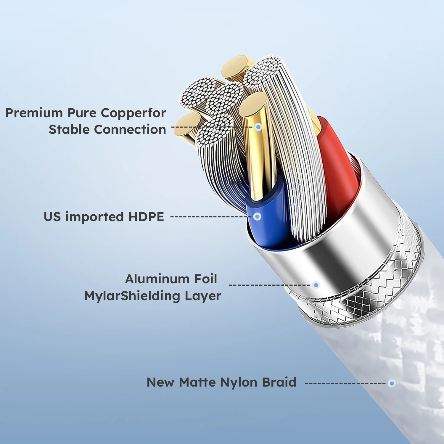 59-дюймовый механический кабель-авиатор с клавиатурой usb a к type-c - Фотография_6