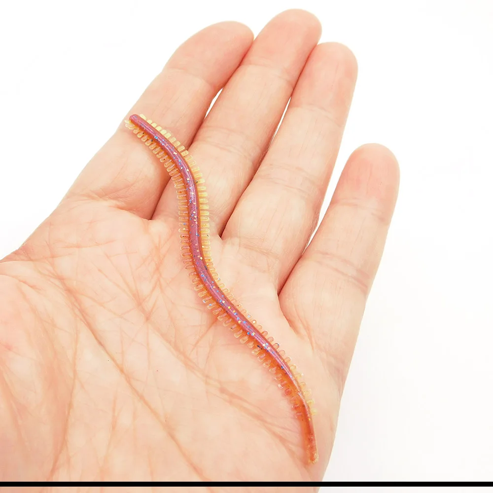 Рыболовная приманка esfishing scolopendra soft worm 95 мм - Фотография_4