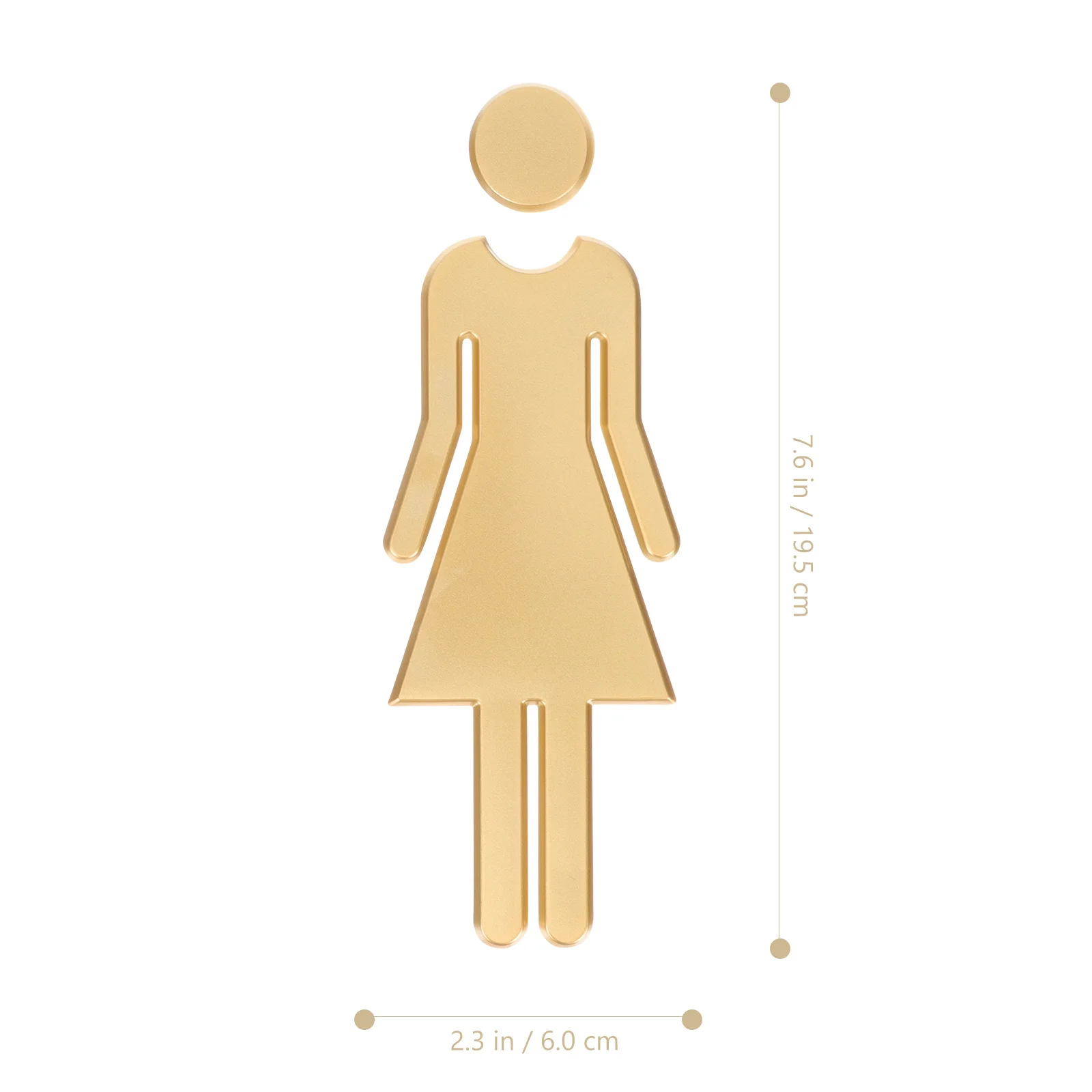 Акриловые таблички для туалета для женщин и мужчин - Фотография_6