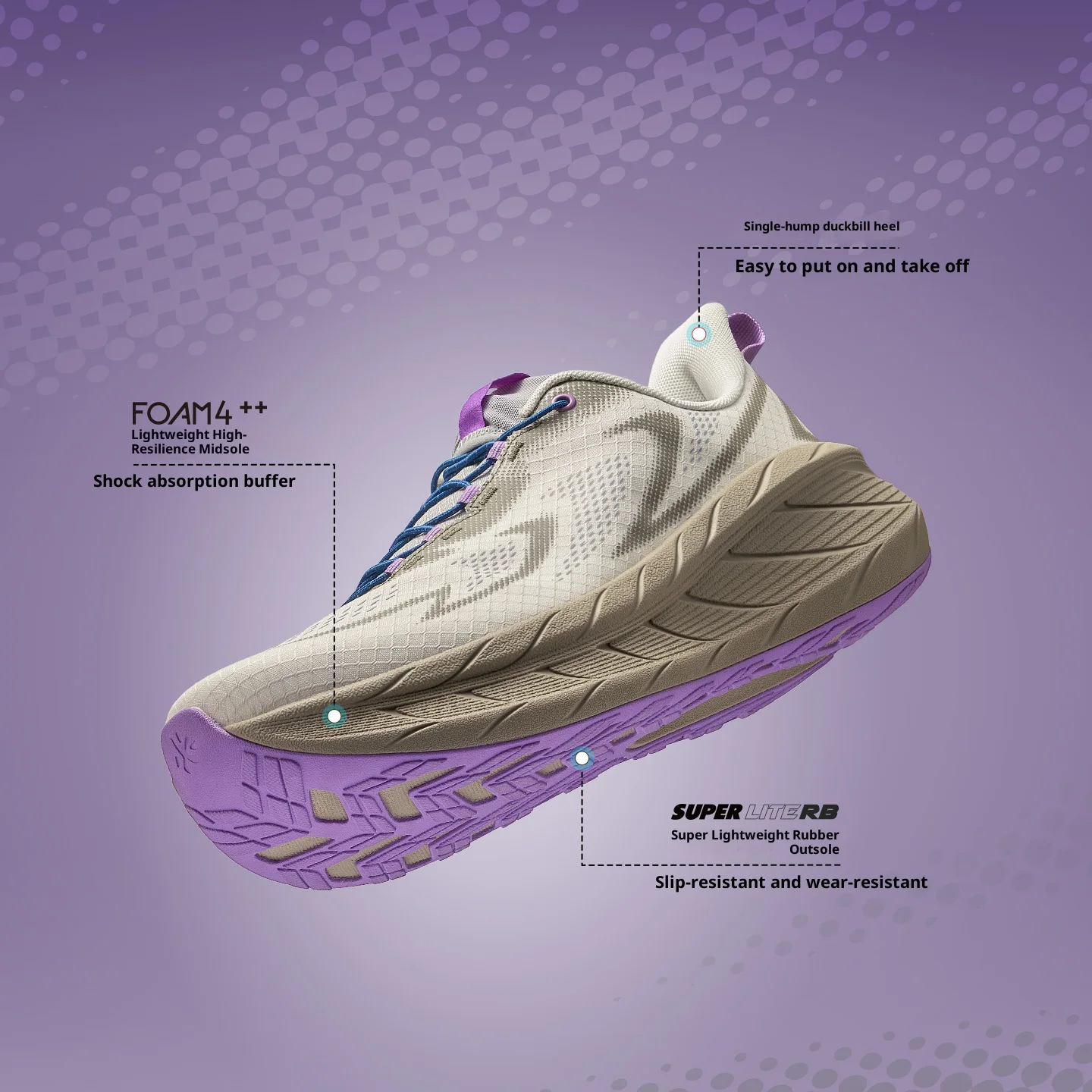 Bmai 20 км марафонские женские кроссовки pure2 - Фотография_2