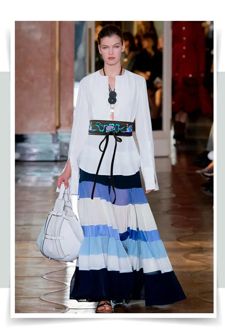 Ремень в китайском стиле с ручной вышивкой - Фотография_6