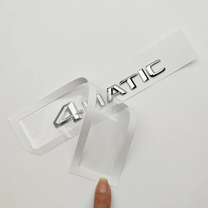 3d abs хром черный 4 matic логотип - Фотография_5