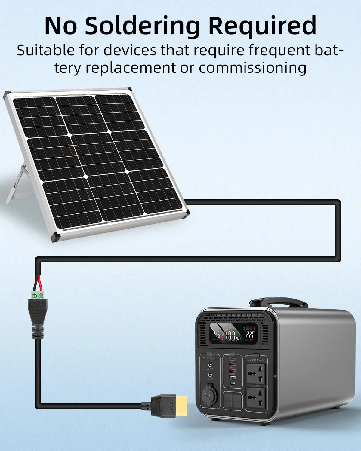 Фута xt60 «папа» на 2-контактный - Фотография_3