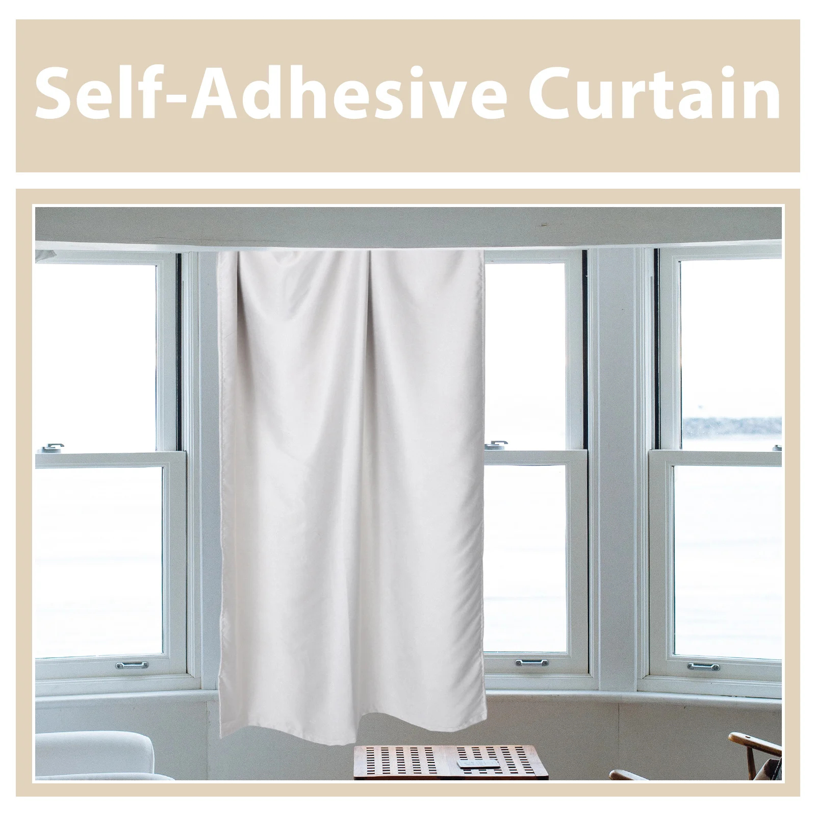 Самоклеящаяся светоблокирующаяся оконная драпировка - Фотография_6