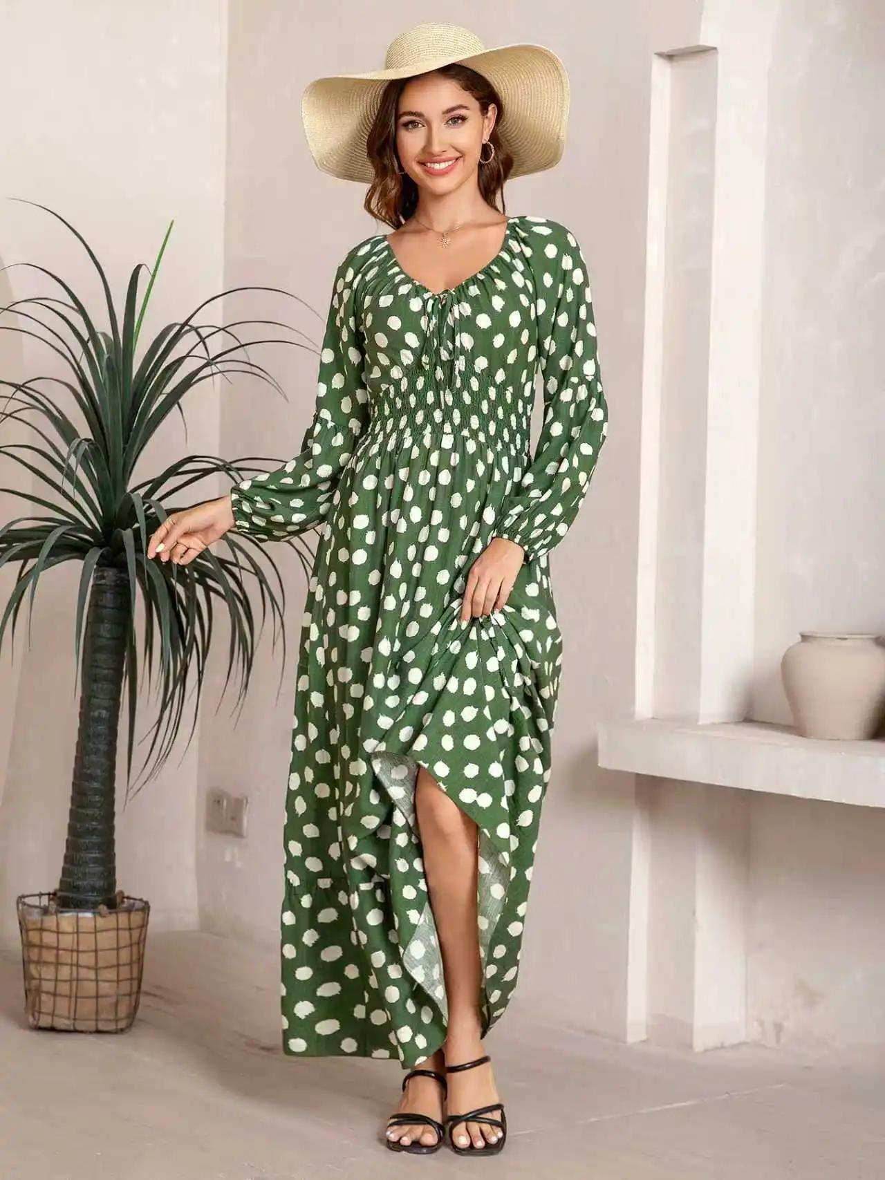 Женское платье в отпускном стиле - Фотография_5