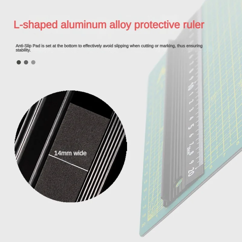 Противоскользящая лазерная калибровочная линейка из алюминиевого сплава - Фотография_4