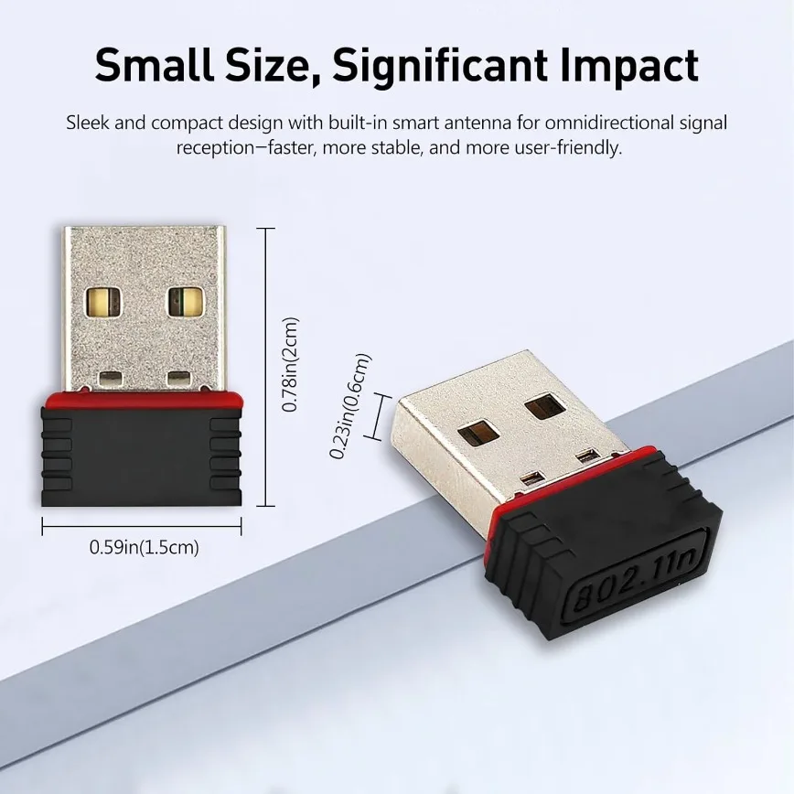 Беспроводной usb-адаптер wi-fi 150 мбит/с 802 - Фотография_5