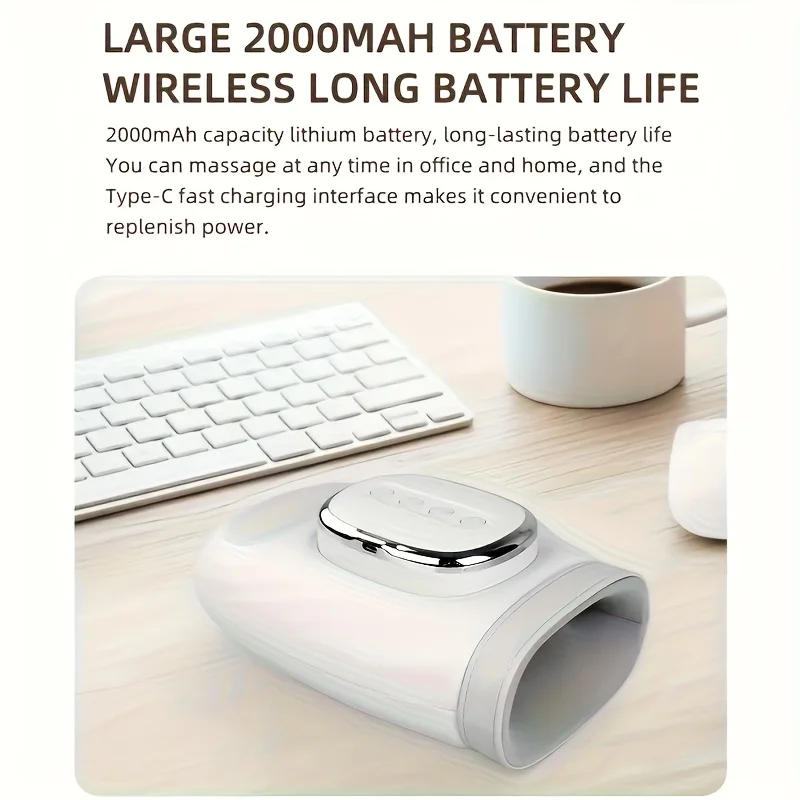 3-скоростной массажер для рук с горячим компрессом - Фотография_5