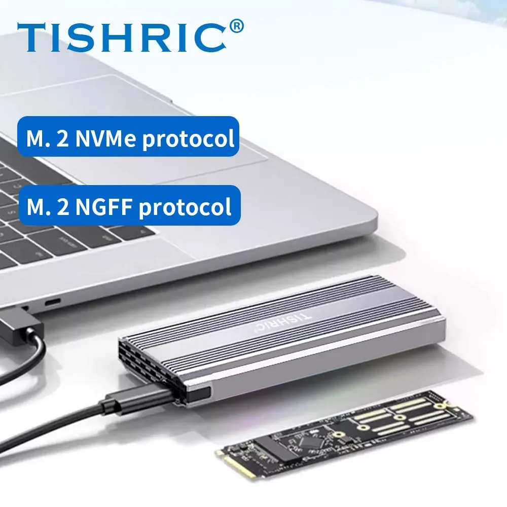 Tishric t9-20g корпус мобильного жесткого диска type-c/3