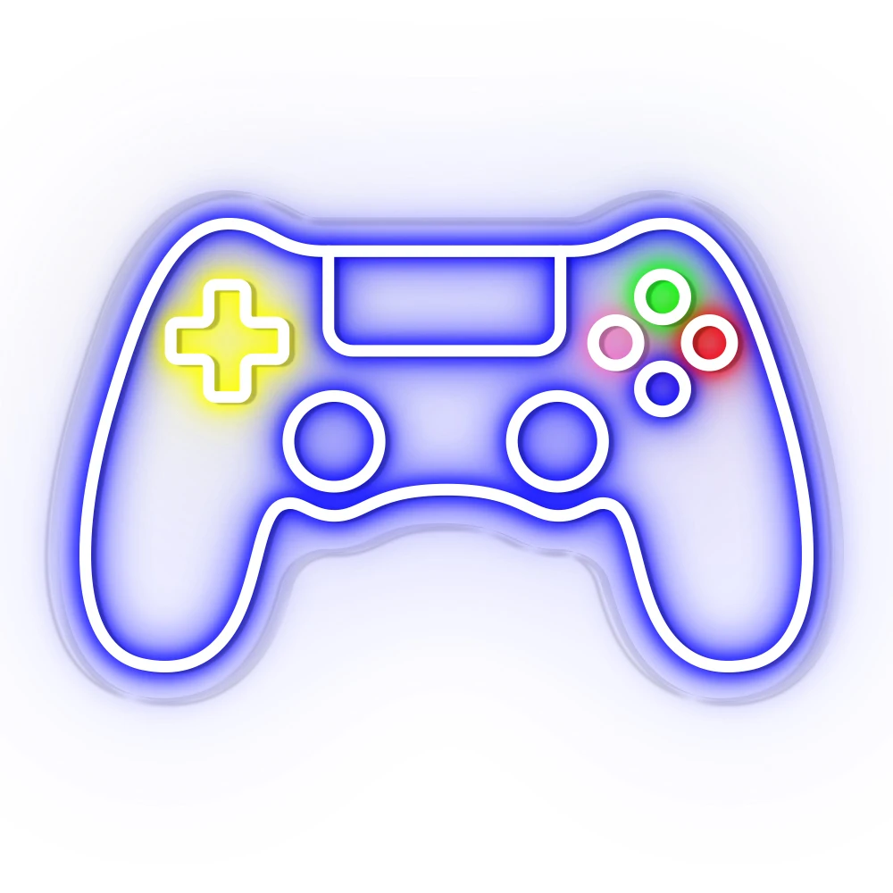 Неоновая вывеска геймера - Фотография_6