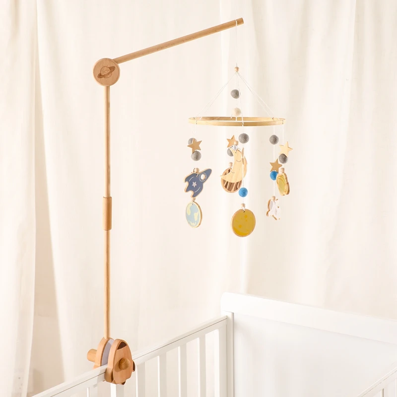 Детский деревянный кронштейн-колокольчик для кровати - Фотография_6