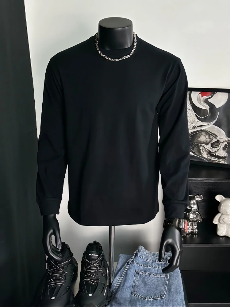 Мужская футболка с длинным рукавом из 100% хлопка - Фотография_2