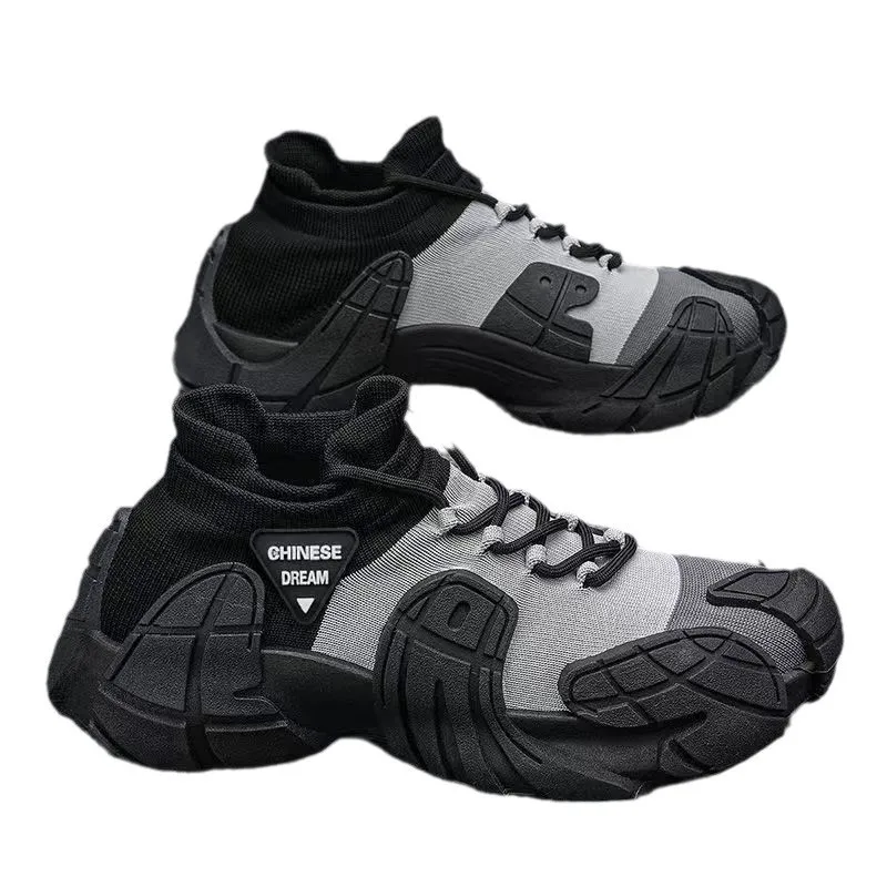 Новая легкая мужская обувь на толстой подошве