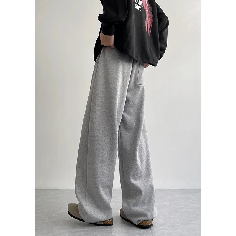 Серые, черные повседневные брюки - Фотография_2