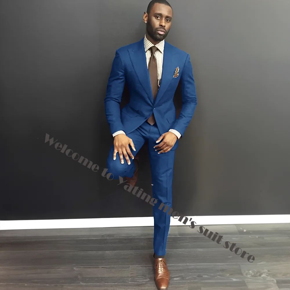 Классические бордовые свадебные мужские костюмы - Фотография_3