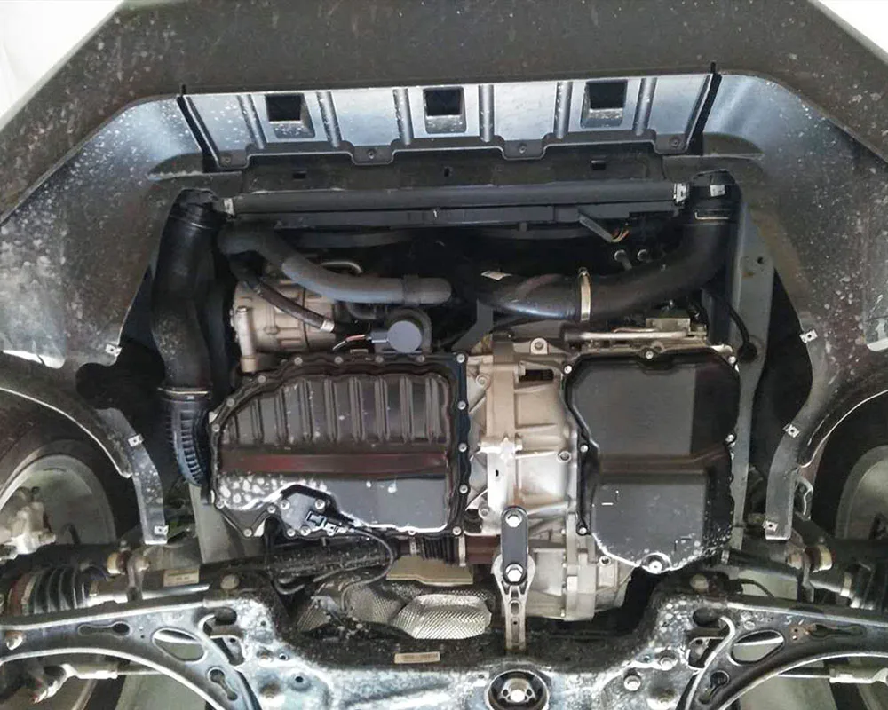 Для vw tiguan 2010-2017 1.4t 1.8t под защитой двигателя - Фотография_2