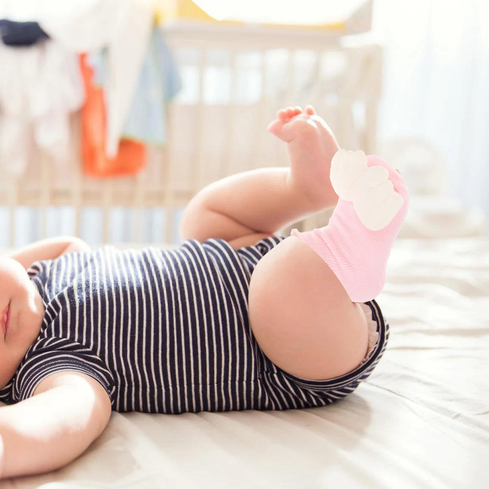 Носки для новорожденных с толстой петлей