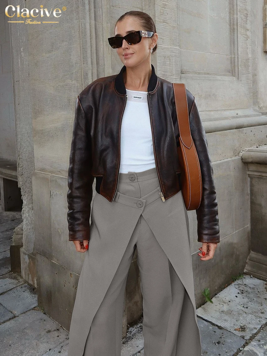 Clacive модные свободные серые - Фотография_6