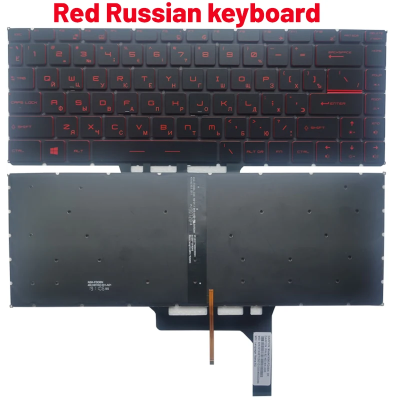 Клавиатура для ноутбука msi gf63 - Фотография_3