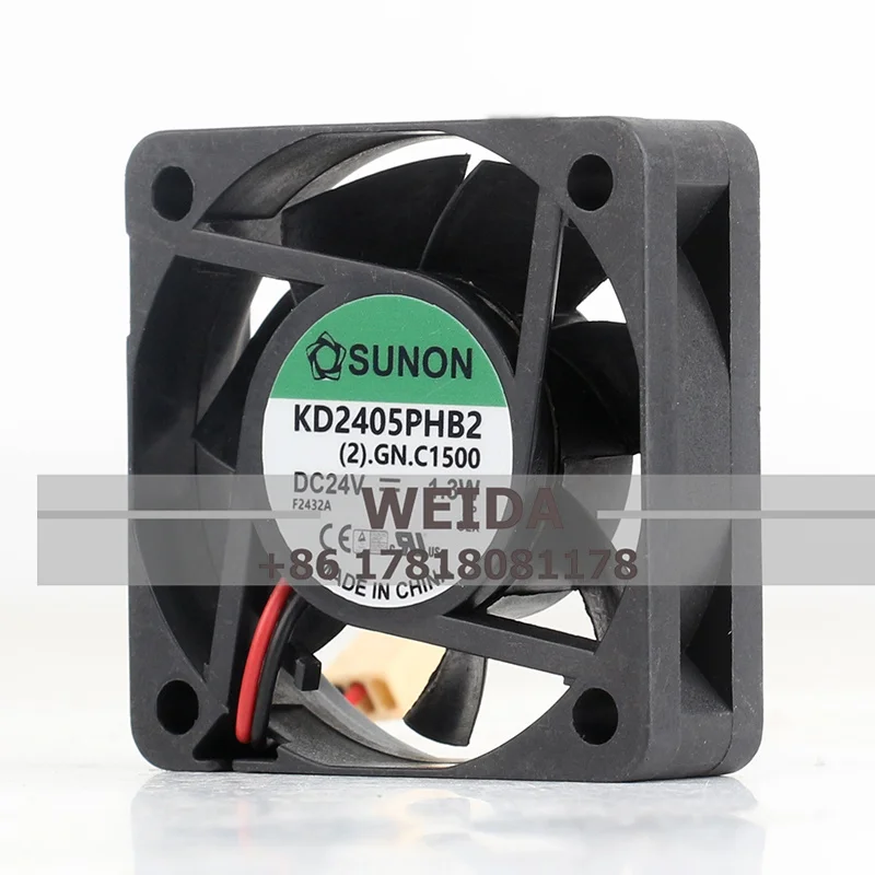 Ультратихий охлаждающий вентилятор kd2405phb2 sunon 5015 24 в 1 - Фотография_2