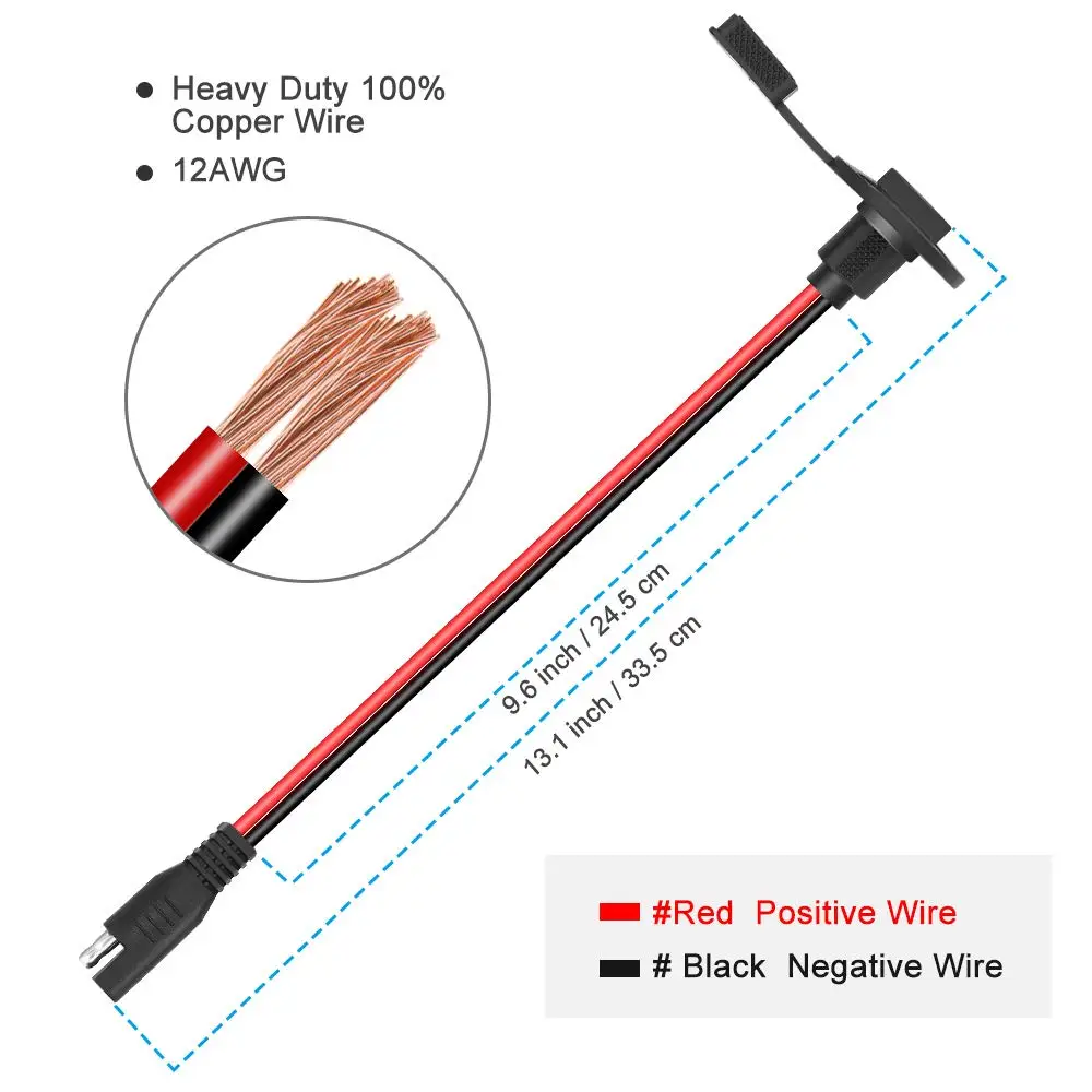 Удлинительный кабель 12awg sae - Фотография_2