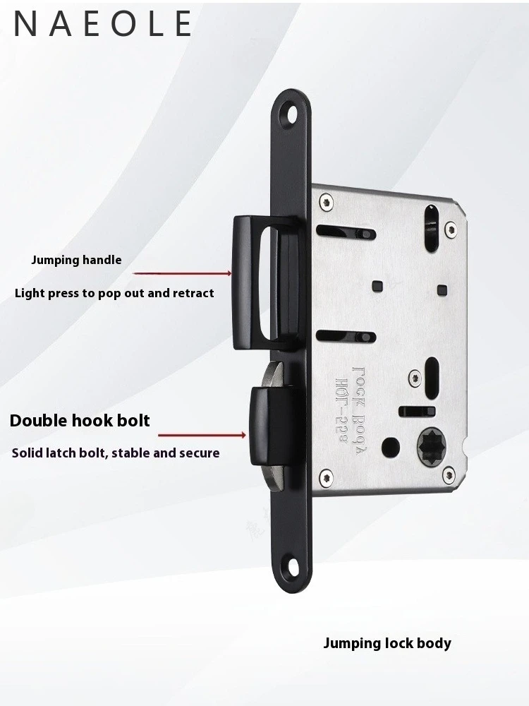 Карманный деревянный замок для раздвижной двери - Фотография_4