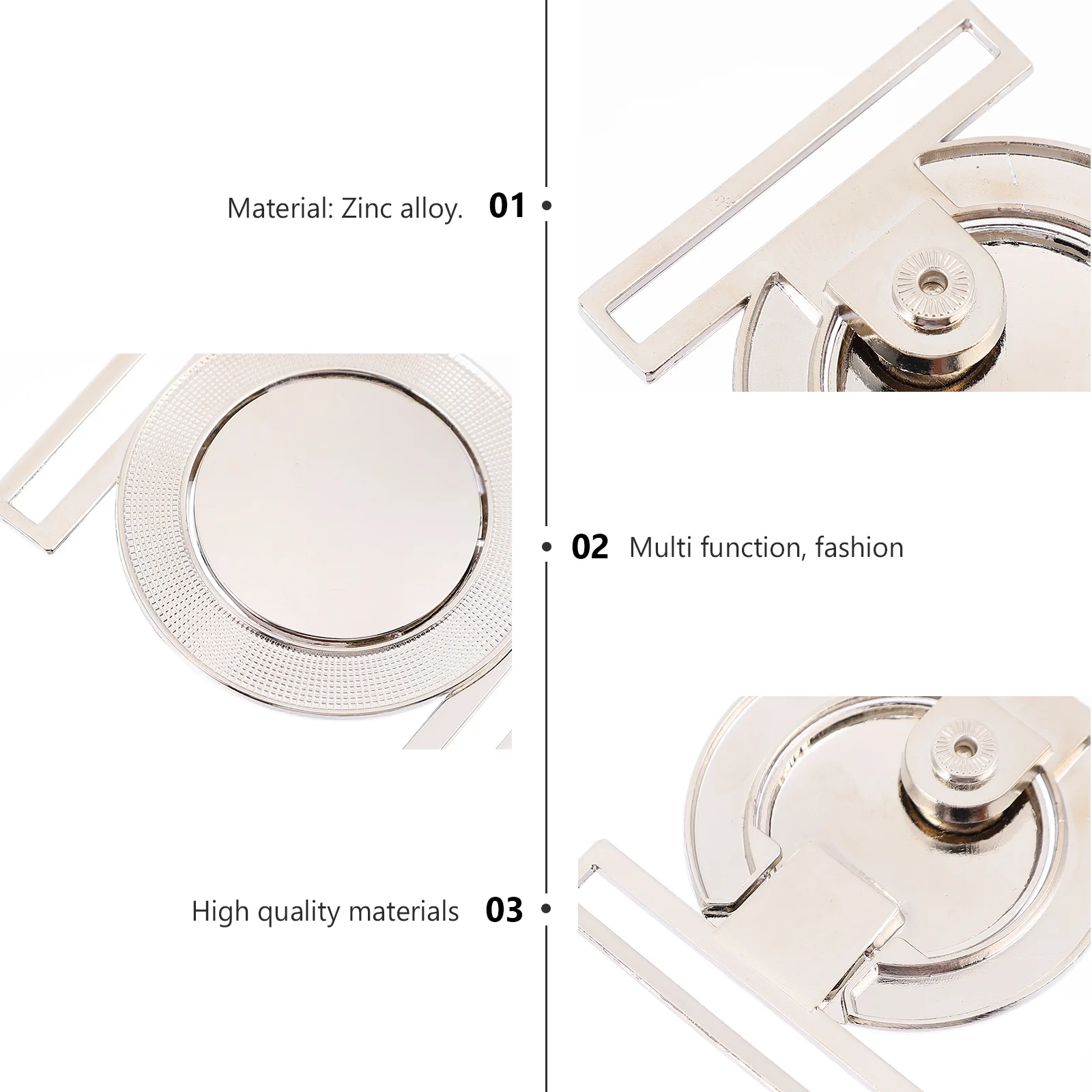 Круглая пряжка ремня из цинкового сплава - Фотография_2