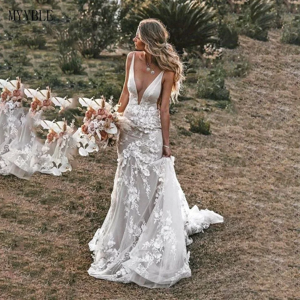 Винтажные свадебные платья русалки на заказ 2022