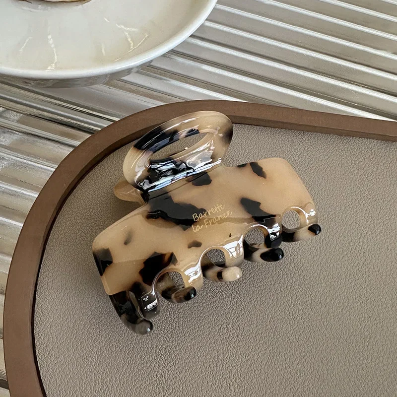 5,5 см длинные ацетатные заколки для волос в виде крабов - Фотография_5