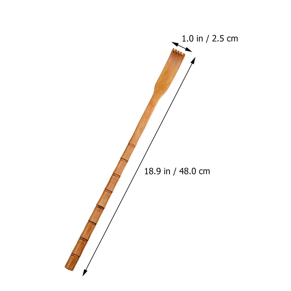 Длинный деревянный скребок для спины - Фотография_4