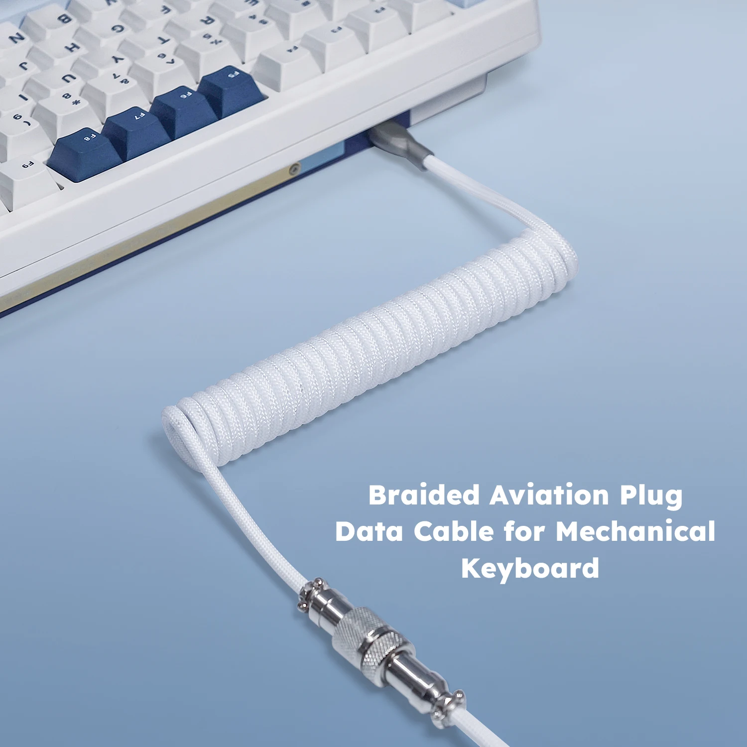 59-дюймовый механический кабель-авиатор с клавиатурой usb a к type-c