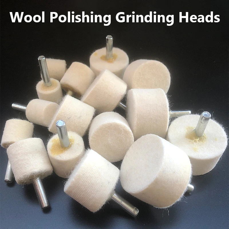 6 мм хвостовик, шерстяной фетр