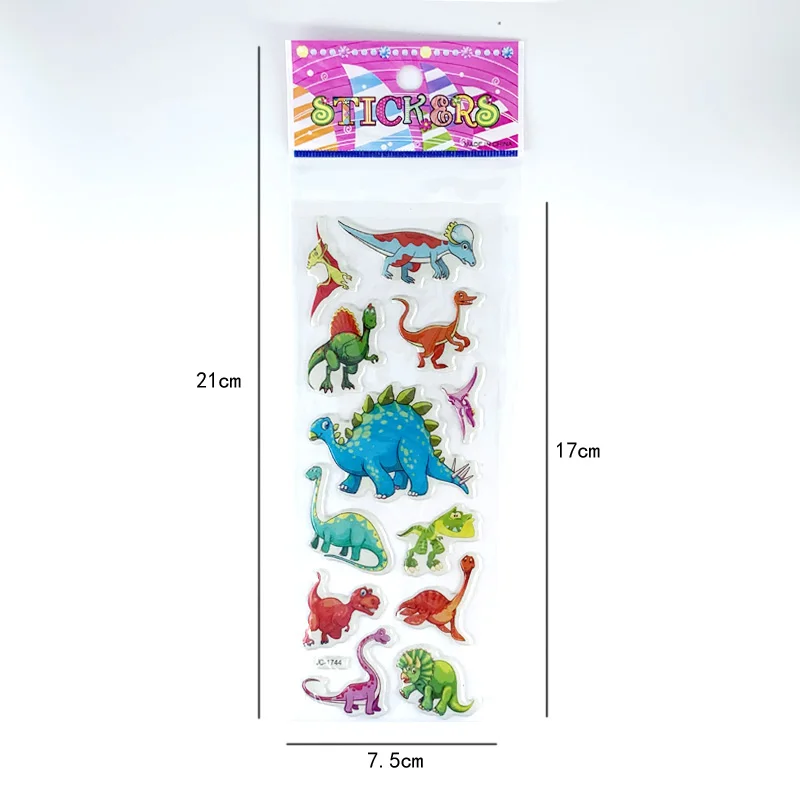 Наклейки с животными и динозаврами - Фотография_6