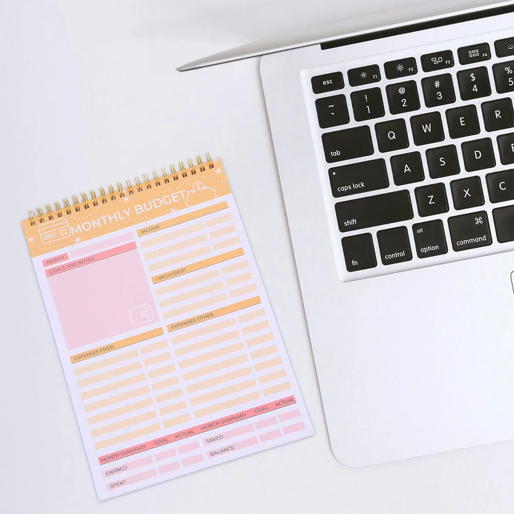 Спиральный блокнот: ежемесячный трекер счетов для составления бюджета - Фотография_4