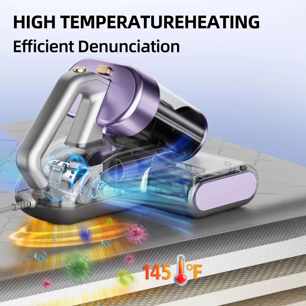 Портативный ультразвуковой очиститель для удаления пылевых клещей - Фотография_4