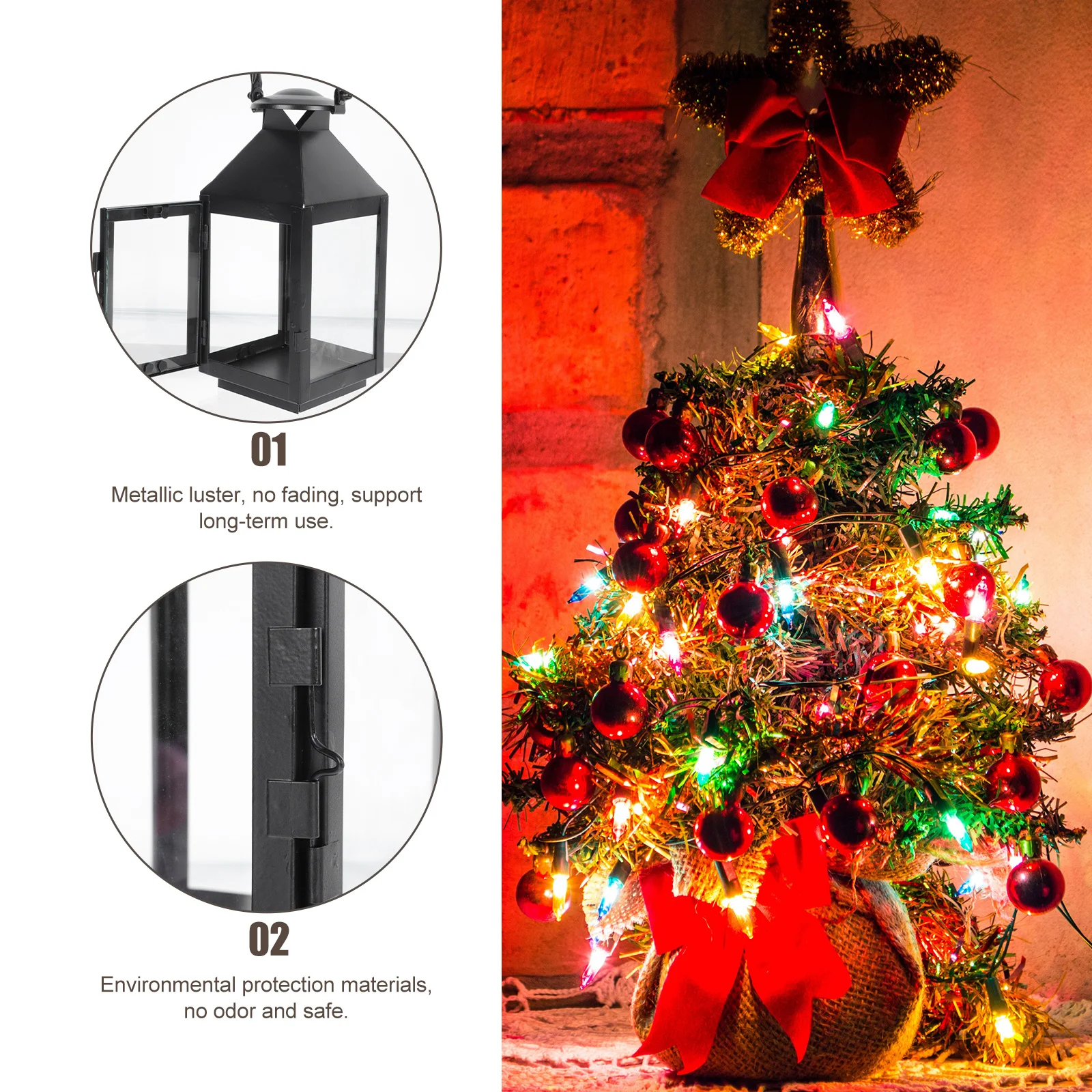 Ветровой фонарь подсвечник железный - Фотография_3