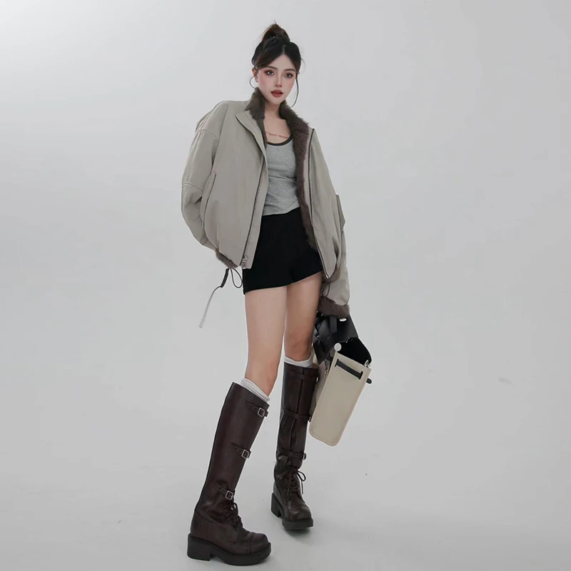 Женская куртка из кроличьей шерсти - Фотография_3