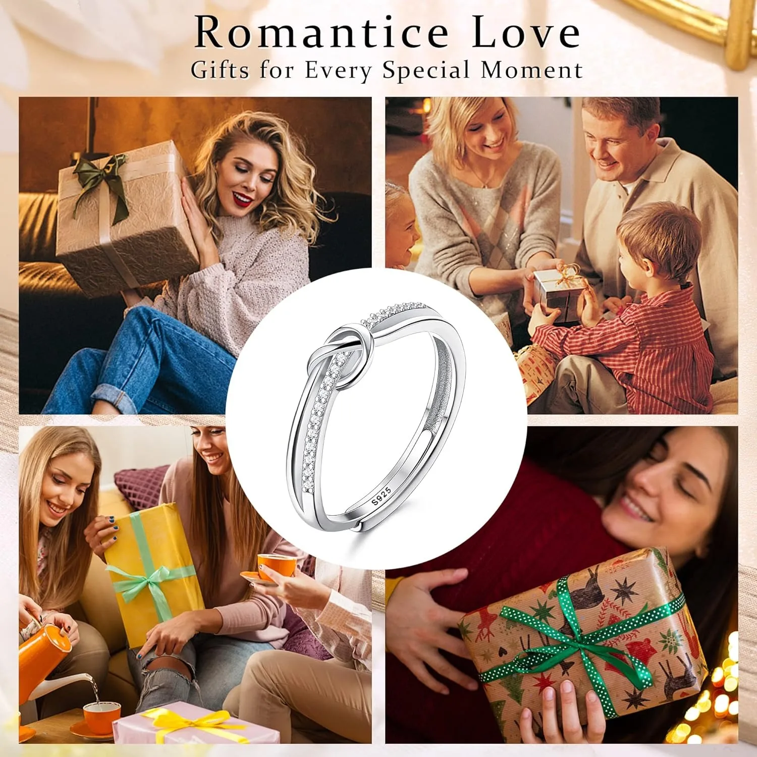 Fansilver кольцо из стерлингового серебра 925 пробы для женщин - Фотография_6