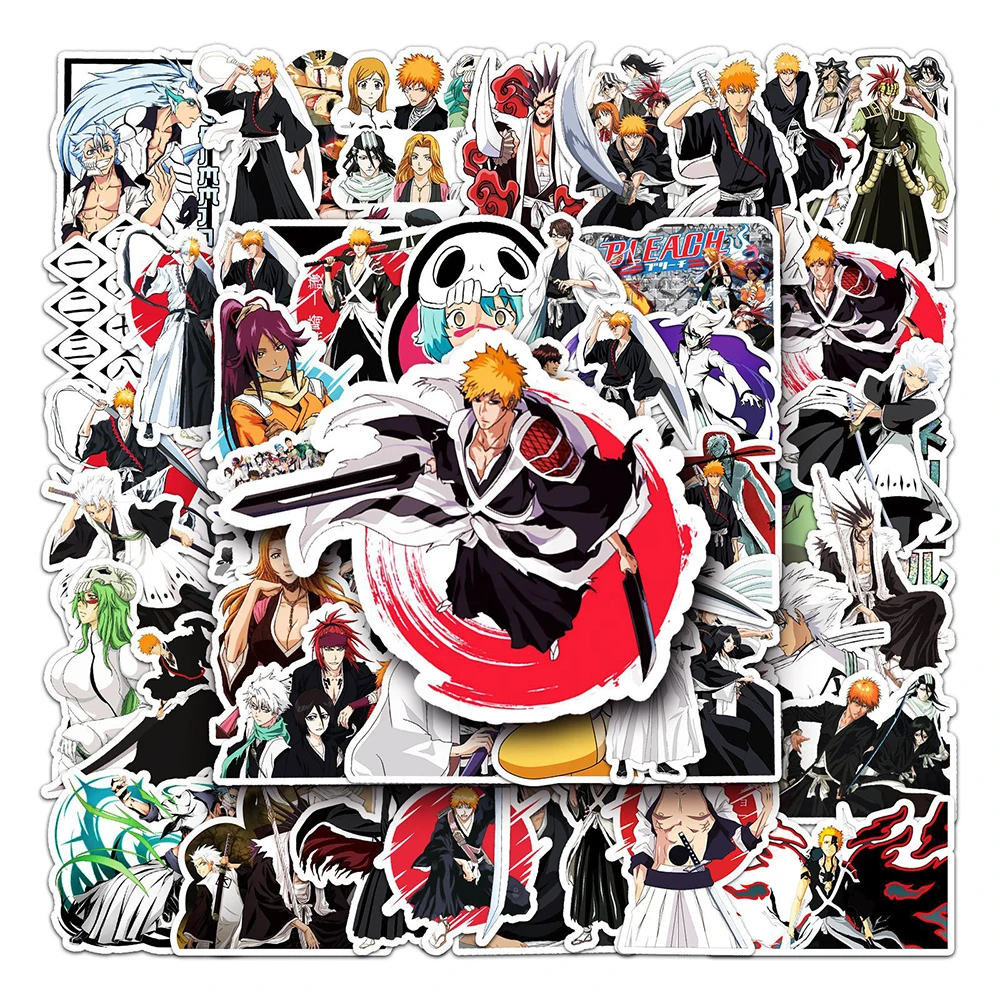 Крутые аниме bleach граффити наклейки