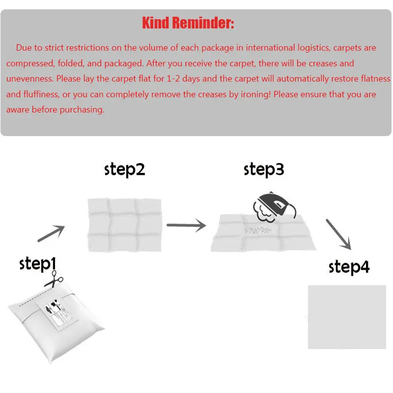 Серый ковер для гостиной - Фотография_6