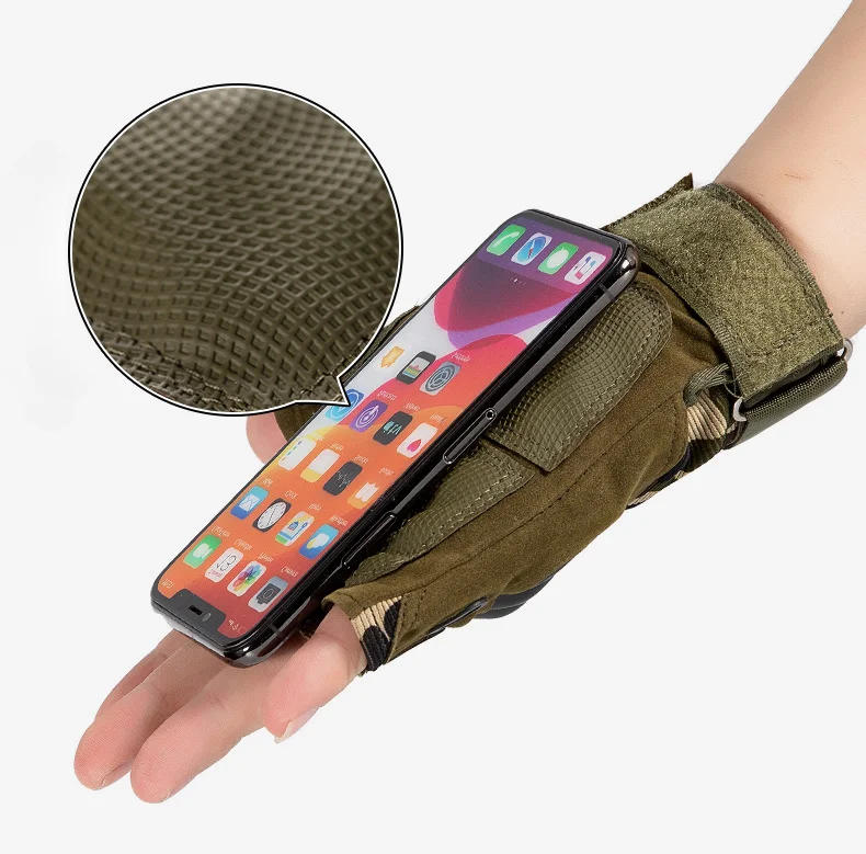 Мотоциклетные перчатки мужские тактические охотничьи - Фотография_2