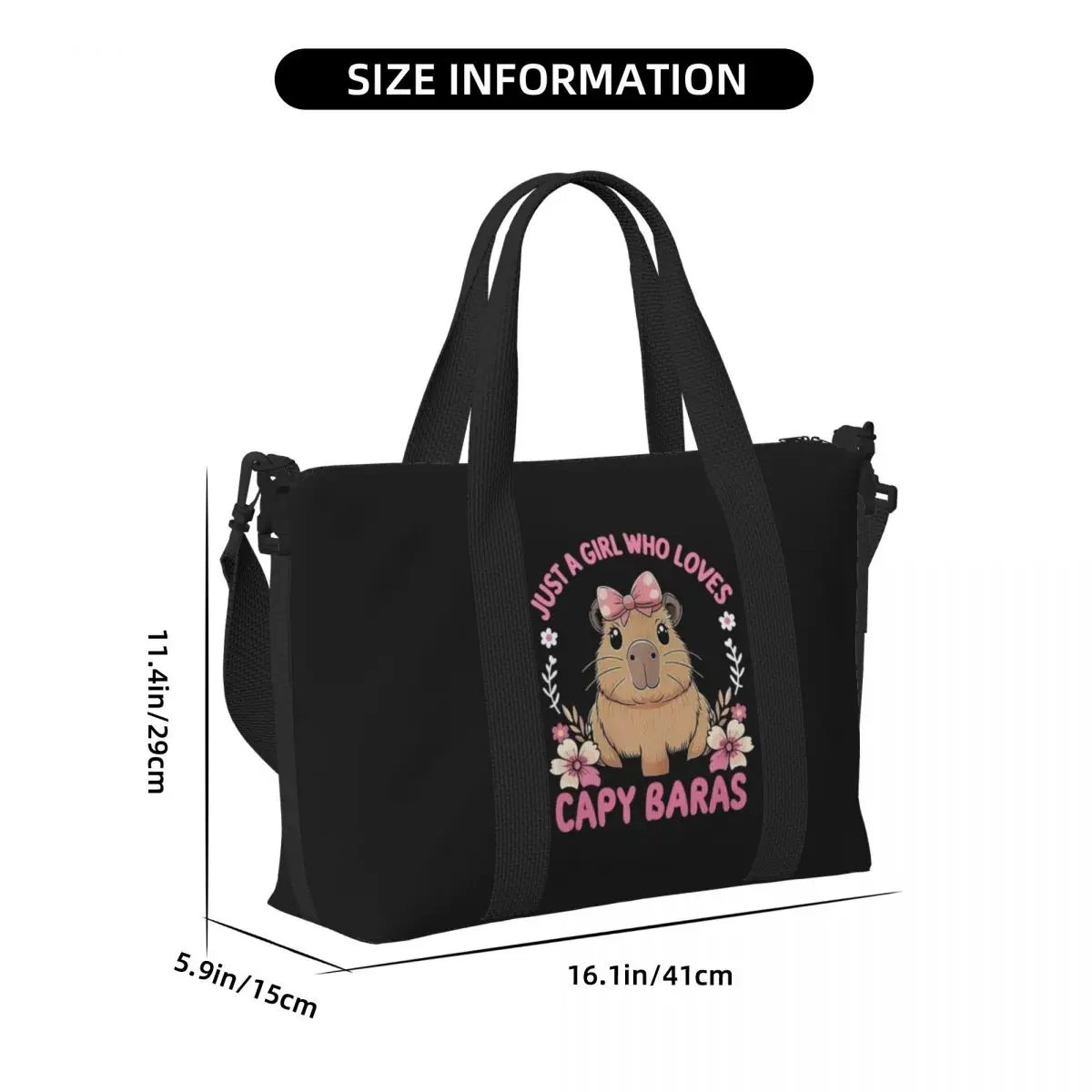 Портативная дорожная сумка capybara - Фотография_3
