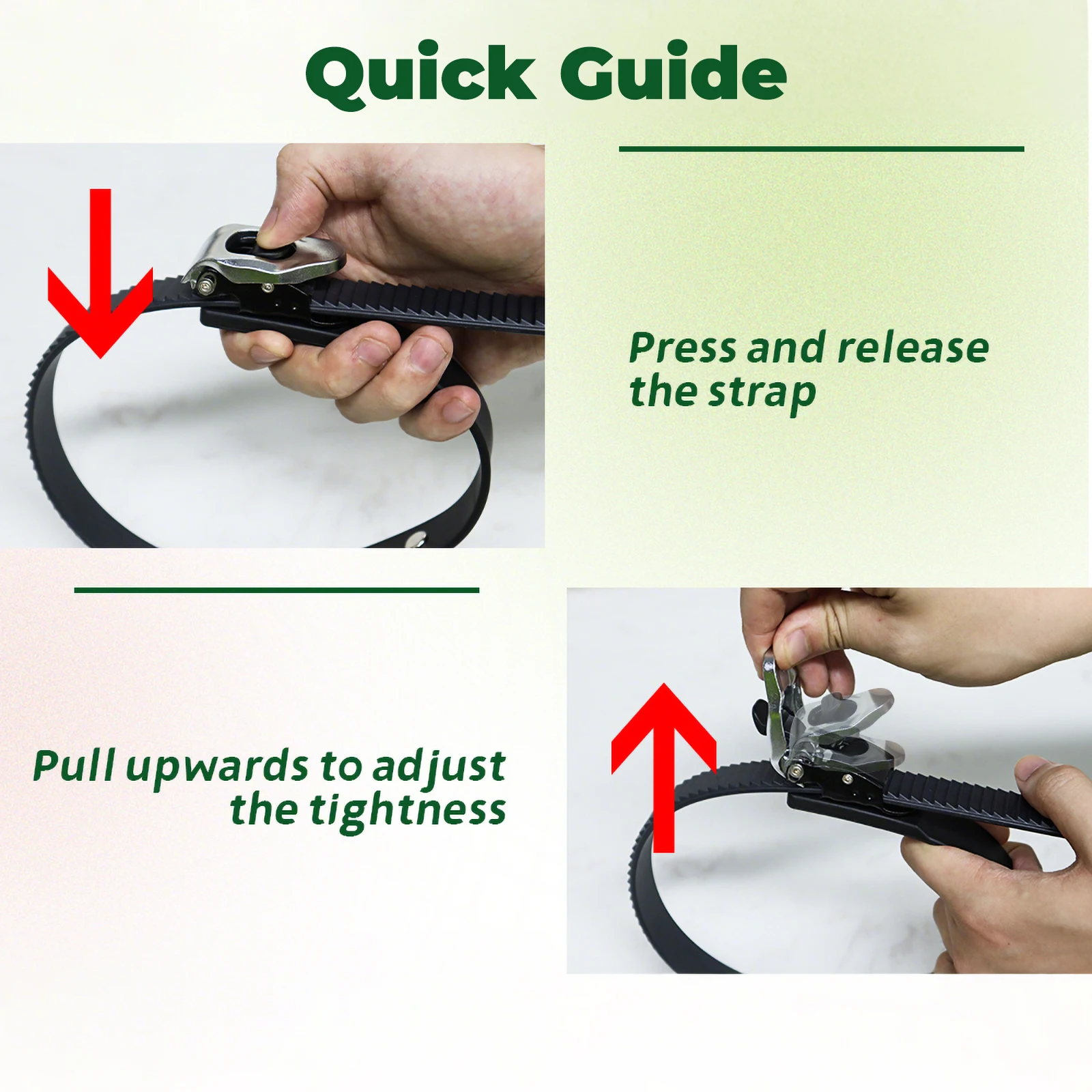 Ремень с трещоткой и кулачковой пряжкой - Фотография_5