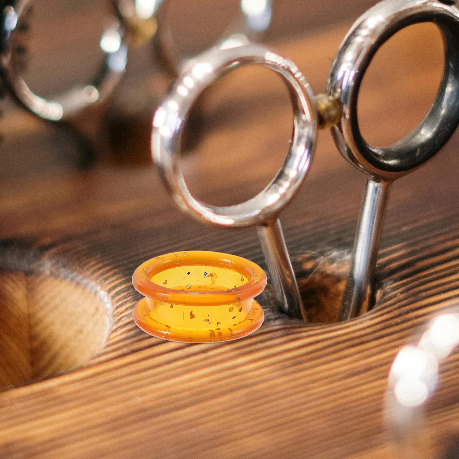 Красочные силиконовые ножницы для защиты пальцев - Фотография_3