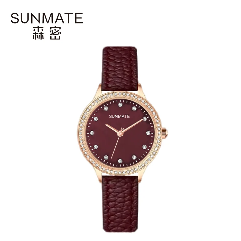 Sunmate роскошные женские кварцевые - Фотография_3